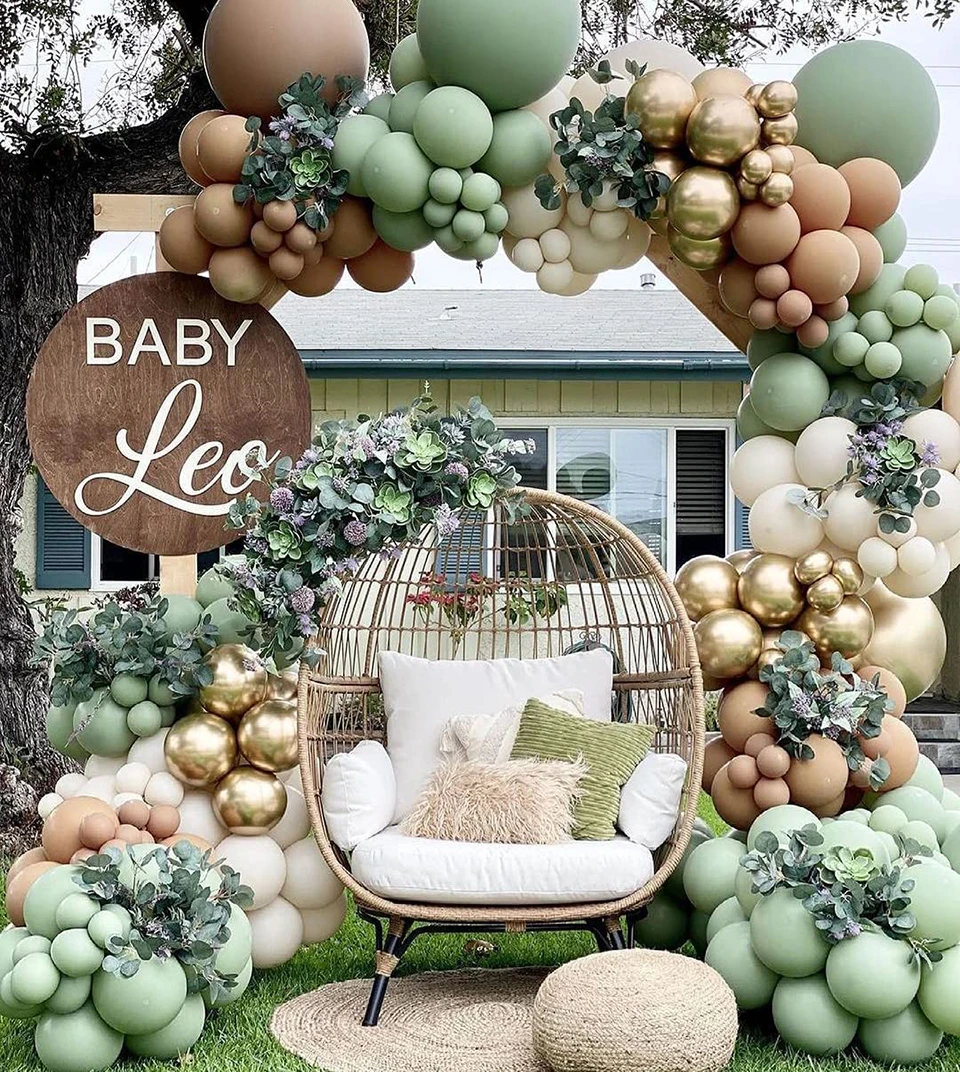 Jungle Safari Birthday Party Decorations for Kids Boy Girl 1st Birthday Balloon Decor Baby Shower Wild One Party Decorations DIY