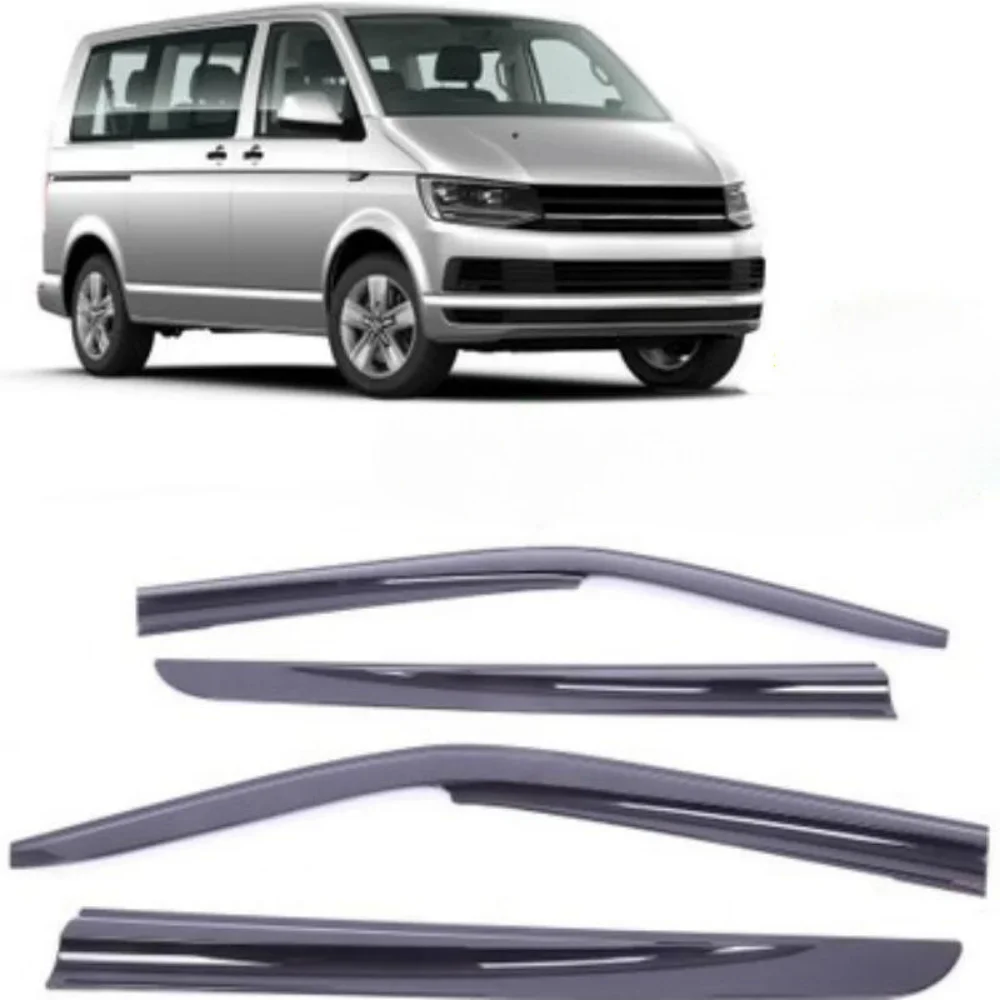 Car window accessories for Volkswagen Transporter T5 T6 Cıtyvan 2003-2018 Sport Style window deflector rain cover visor awnings