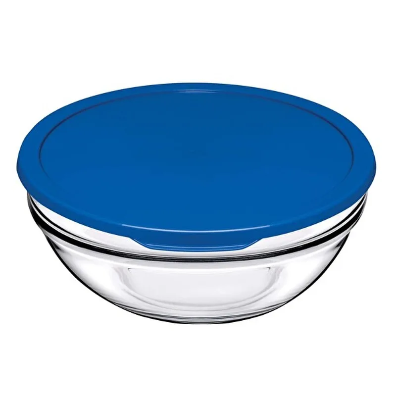 Pasab Chef's Blue Lid Abundant Storage Container and Bowl - 2500CC