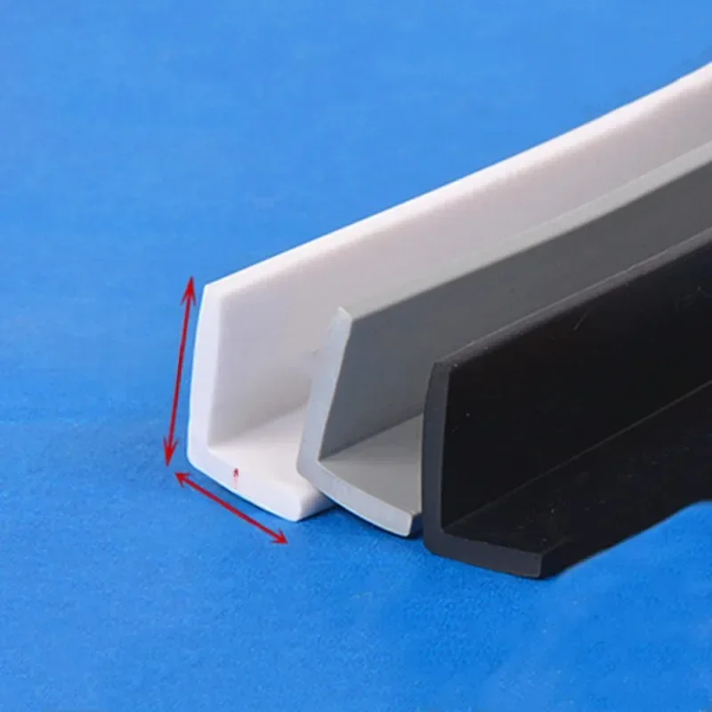 Custom Rubber Hoek Hoek Protecor Rand Encloser Shield Botsingen Pakking L Strip 12X15Mm Zwart Grijs Wit - afbeelding 2