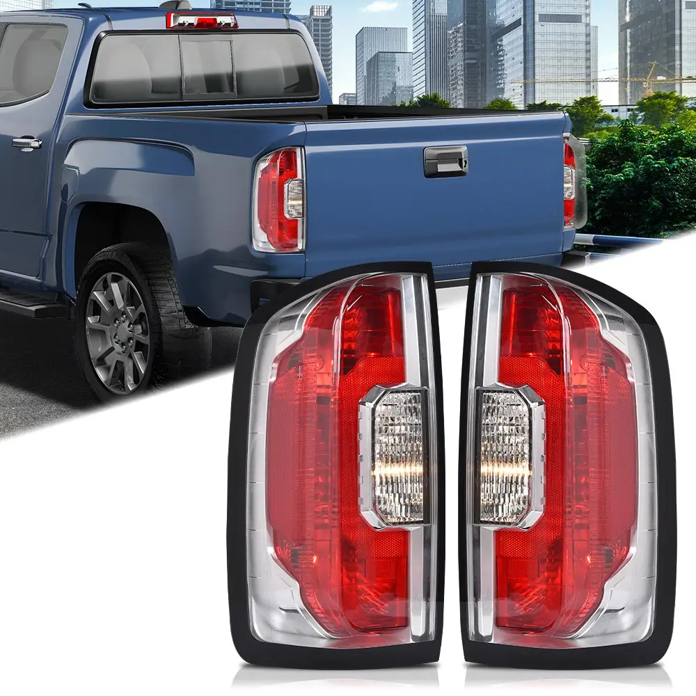 

1 Pair Tail Lights Rear Turn Signal Lamps # 84916709 # 84916710 Fit for Gmc Canyon 2015-2022 Clear Lens Halogen Waterproof