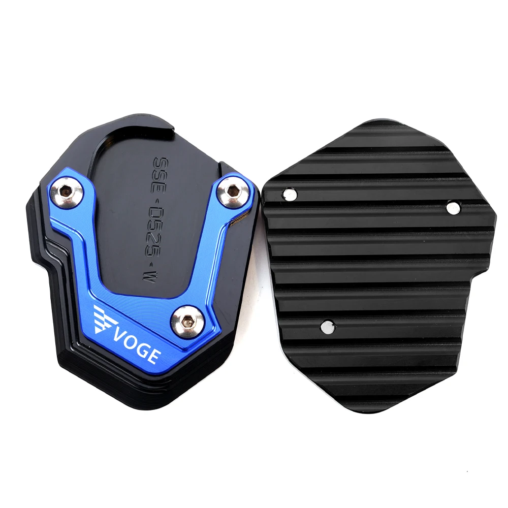 Placa de pata de cabra de almohadilla de extensión de soporte lateral de motocicleta para Loncin Voge 525 DSX 525 DSX DSX525 525DSX 2023 2024