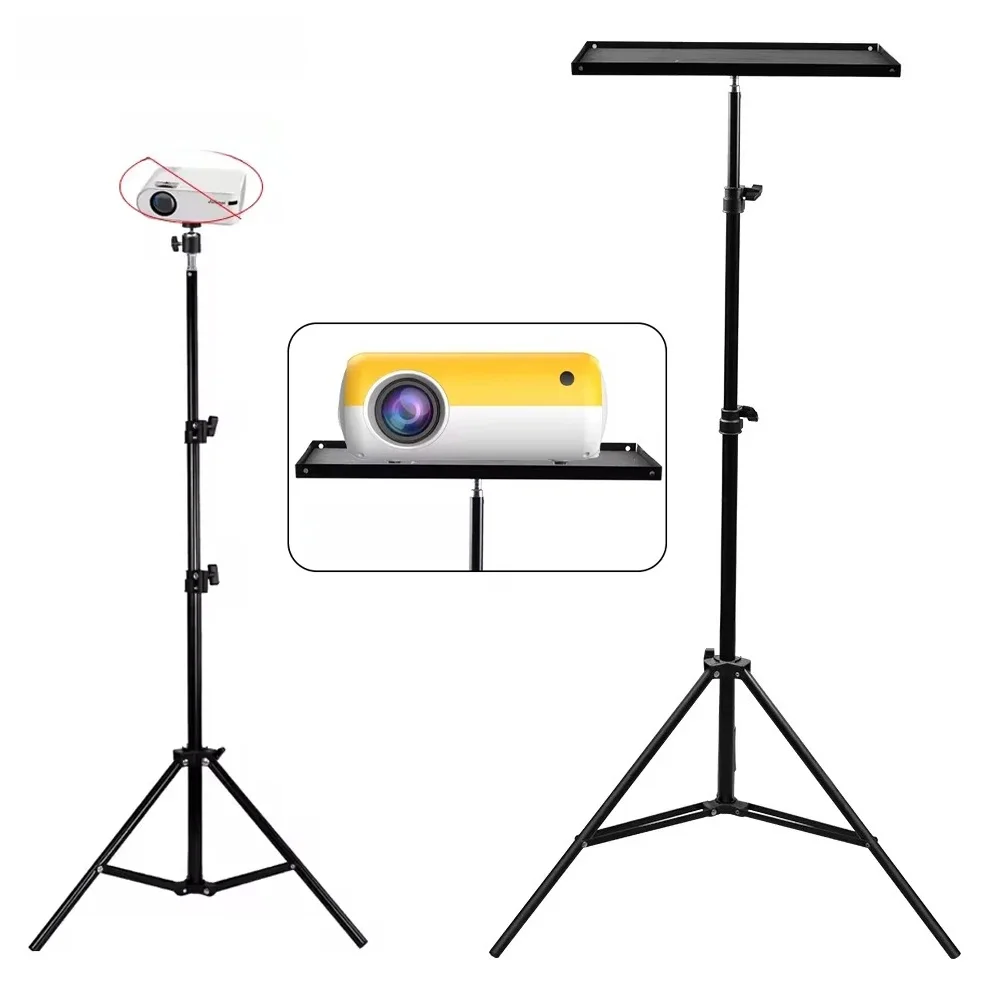 Support de projecteur trépied de voyage support de haut-parleur extensible 110 cm 160 cm accessoires montage rotule pour ordinateur portable appareil photo reflex numérique extérieur