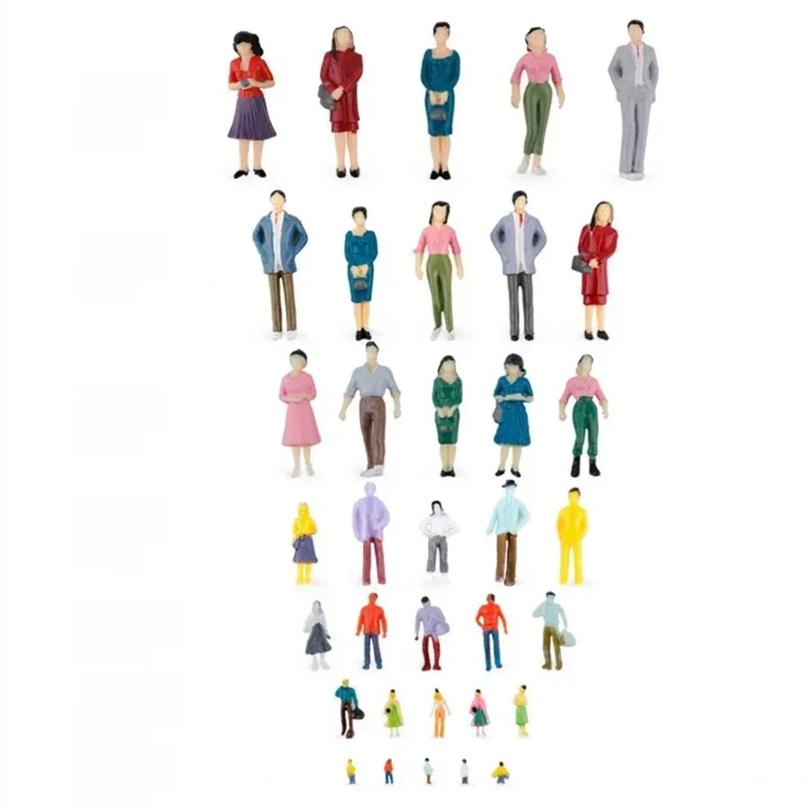 Table de sable rwde simulation de petit homme, modèle de figurine Rick coloré, mini homme, matériel de paysage, 1:25-1:300