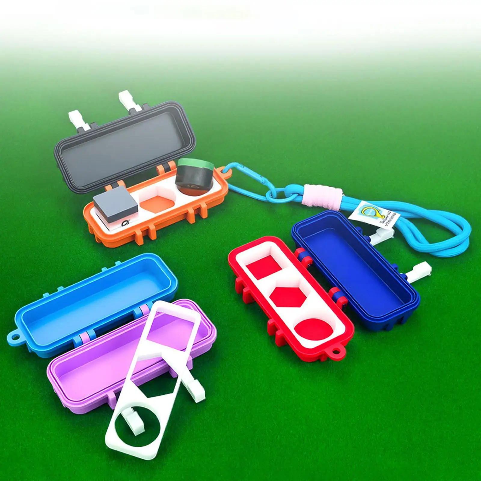 

Portable Billiard Chalk Holder Multifunctional Storage Box Trendy Pool Accessories Gifts Professional Equipment Organizer Case