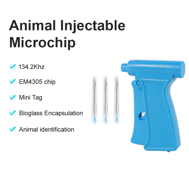 Imagem -03 - Seringa Microchip Animal Injector Fdx-b Chip Combinando Injector Reutilizável Animal Agulha Separada Pet id Tag 125x7 mm 100 Pcs