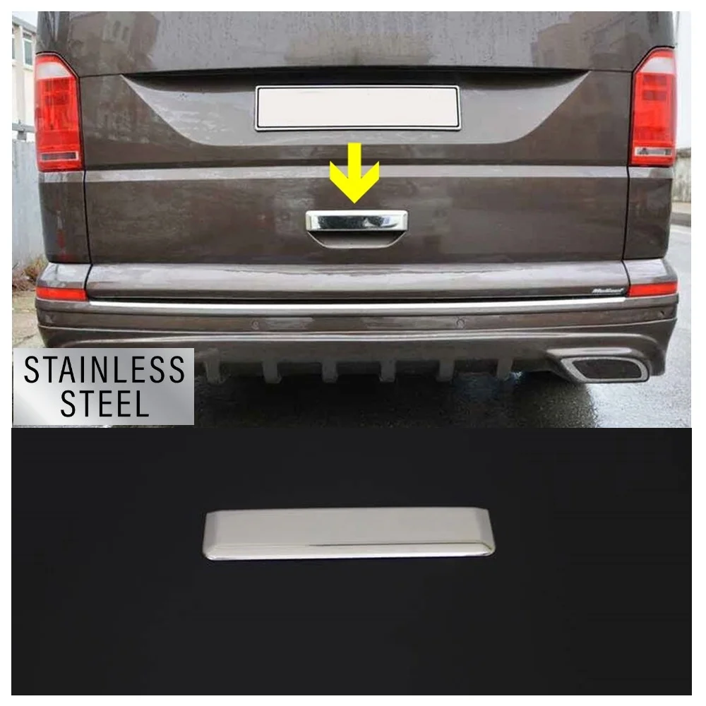 

For VW Transporter T6.1 Chrome Trunk Opening Cover 2020-2023 Models. Stainless Steel. A+ Quality. Car Accessories