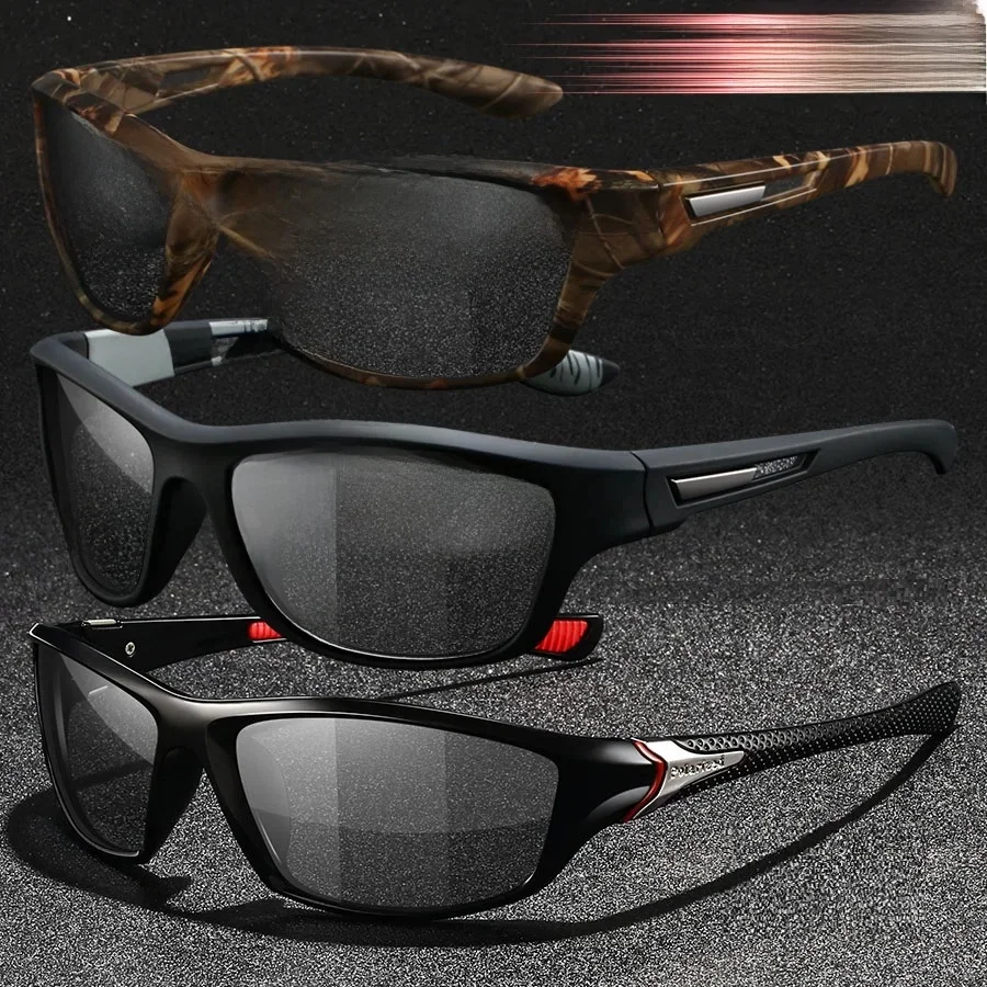 AliExpress SNQP 3PCS Photochromic Polarized Sports Vintage Sunglasses Men Women Cycling Driving Mountaineering Chameleon Sun Glasses  Eyewear