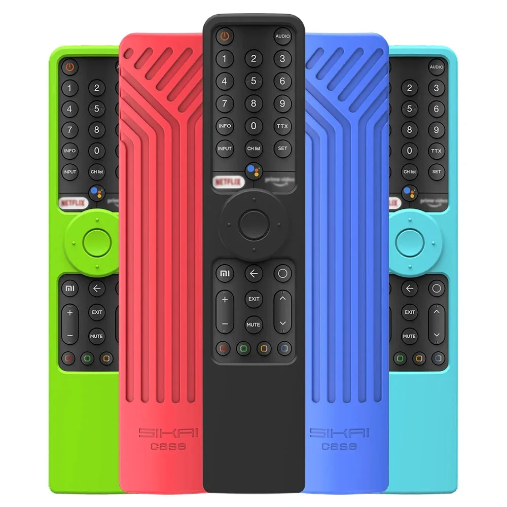 Silicone Covers for Xiaomi TV P1 XMRM-19 Bluetooth-Compatible Smart Remote Control Case Silicone Shockproof For XMRM-19 Control
