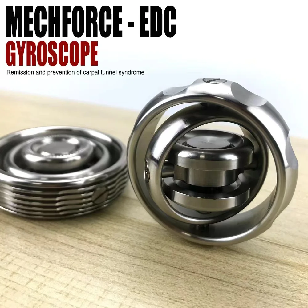 Mechforce EDC Metal Gyroscope Fingertip Gyro Decompression Adult Toy Anti Stress Balance Fidget Spinner