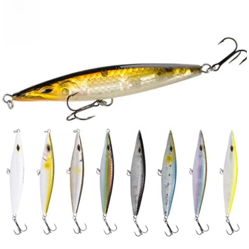 Appâts crayon flottants 90mm/110mm/ 130mm Stickbait Wobblers leurres Topwater Asturi pour bar Bonitos WTD leurre de pêche