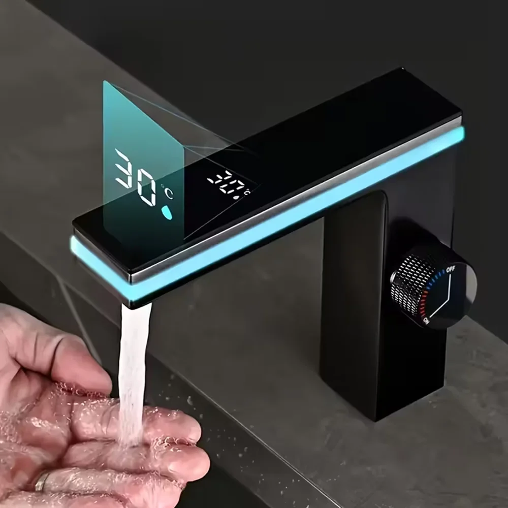 rubinetto-da-bagno-contemporaneo-nero-con-indicatore-digitale-della-temperatura-display-led