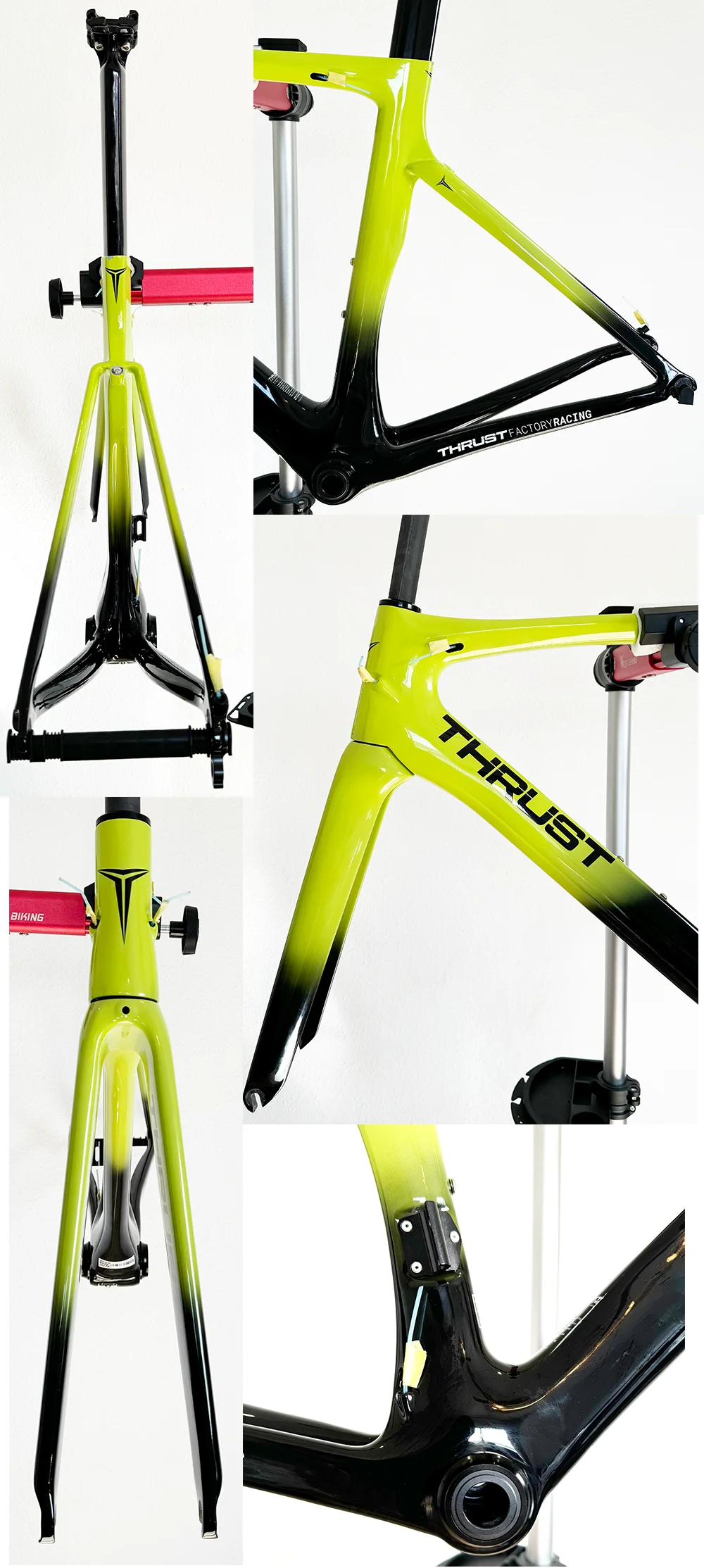 ship from spain THRUST T1000 Carbon Road Bike Carbon Fiber Frame Bicycle 700C Wheel Bicycle Accessories Di2 And Mechanical