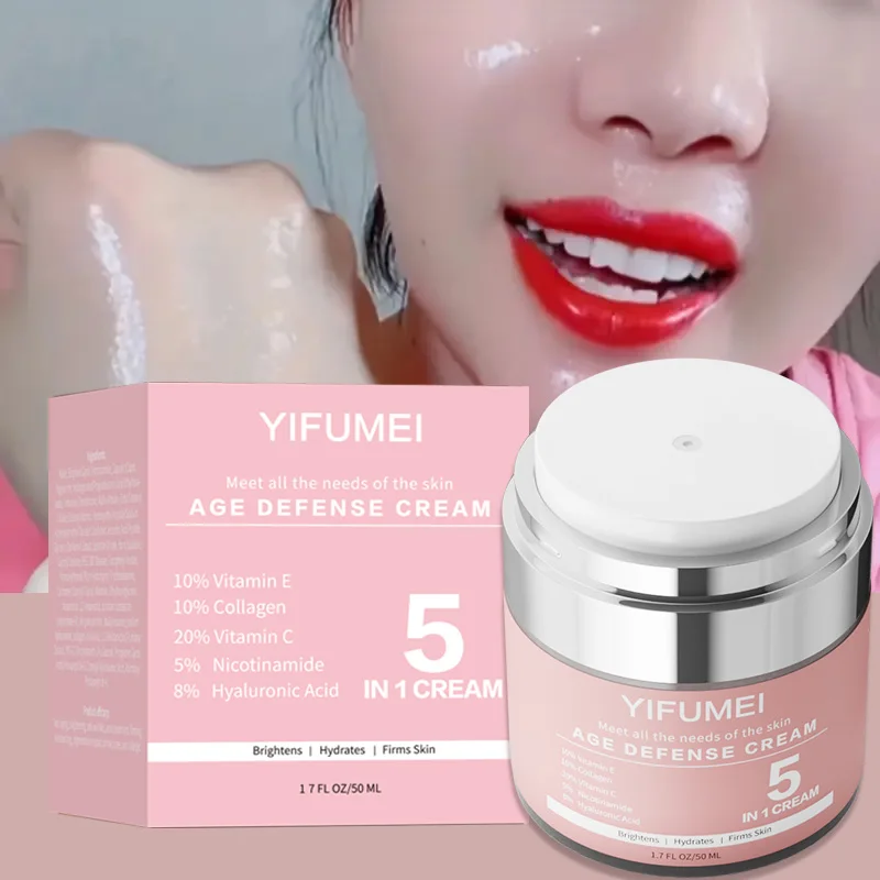 Nicotinamide Crème Whitening 5-in-1 Gezichtscrème Acne Krimpen Poriën Verheldert en Hydrateert voor Vervagen Fijne Gezichtslijnen Product