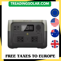 EcoFlow-Centrale électrique portable RIVER 2, camping AC, générateur solaire 300 V, batterie veFePO4, tentes domestiques, montre