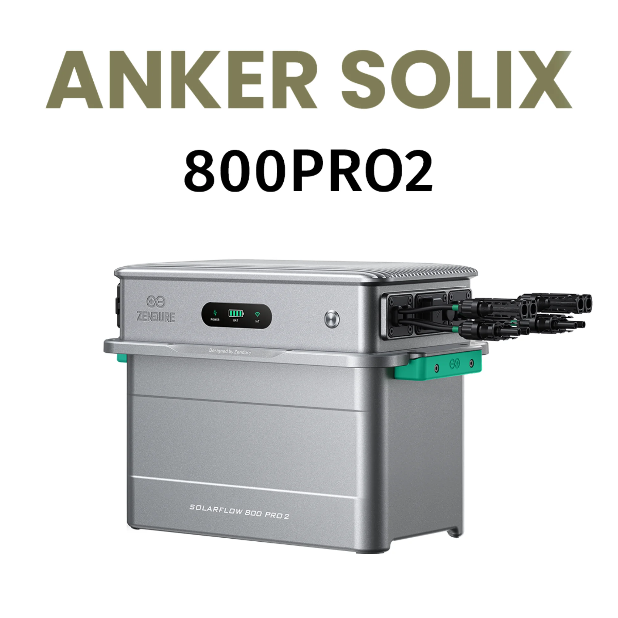 Zendure SolarFlow 800 Pro 2-1,92kWh Solarspeicher füir Balkonkraftwerk, 0% MwSt.