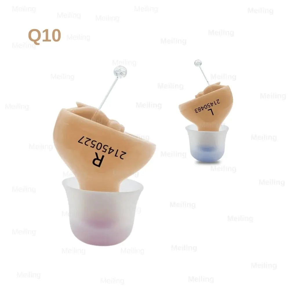 

Q10 Hearing Aids Audifonos for Deafness Elderly Adjustable Micro Wireless Mini Size Invisible Hearing Aid Ear Sound Amplifier