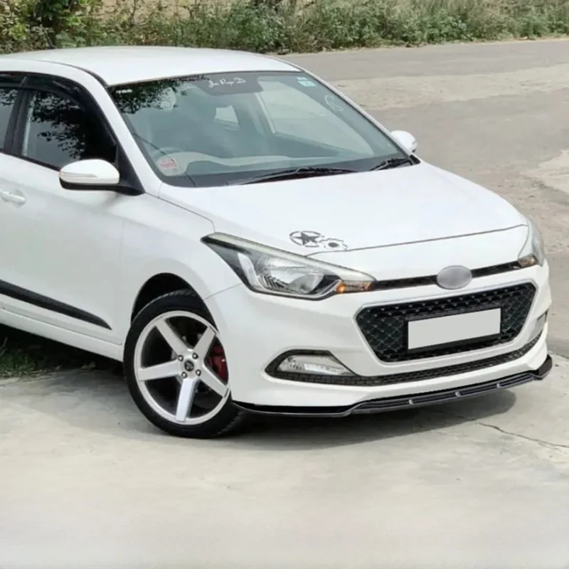 Dla 2015-2017 Hyundai I20 MK2 ABS Plastikowy przedni zderzak samochodowy Splitter Lip Chin Spoiler Body Kit Protector Guard Exterior Accessori — zdjęcie 2