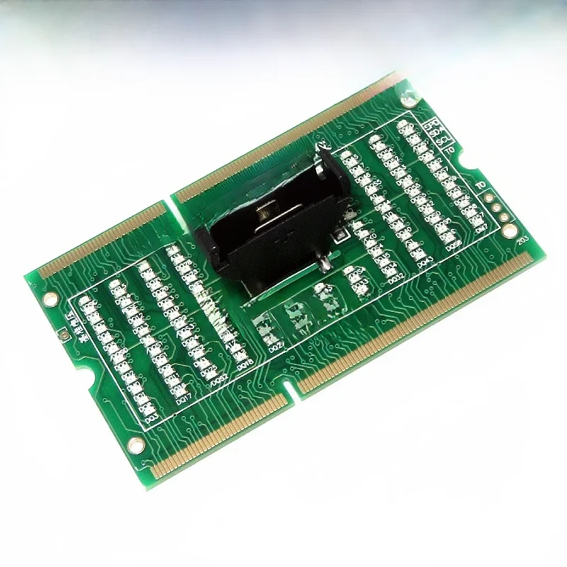 Nowa pamięć do notebooka DDR3 do przodu i do tyłu podwójny tester ze światłem — zdjęcie 2