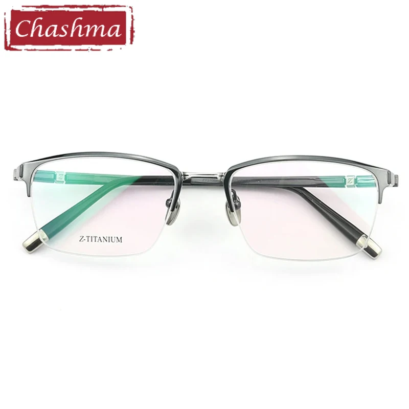 Chashma Prescription Glasses Men Eyewear Optical Spectacles Ultra Light Pure Titanium Eyeglasses Frames for Recipe Myopia Lenses