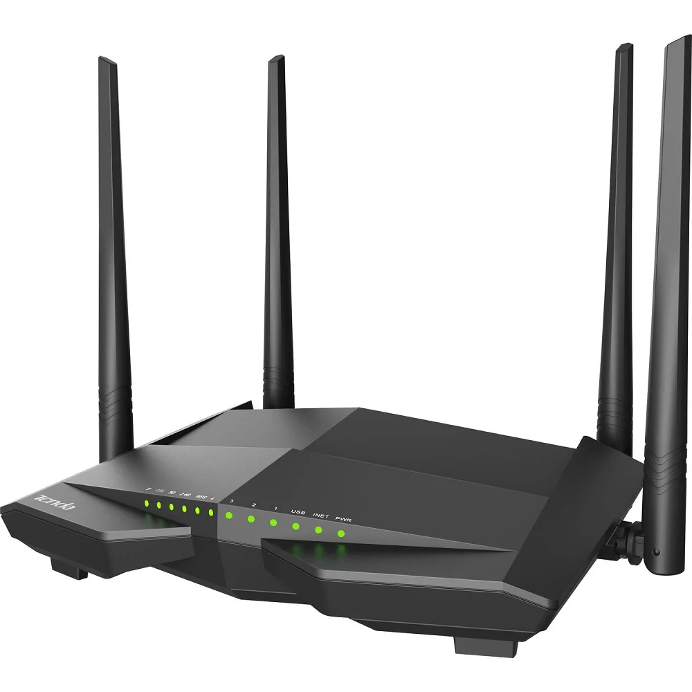 Tenda V12 AC1200 двухдиапазонный Wi-Fi Gigabit VDSL/ADSL модемный маршрутизатор, беспроводной маршрутизатор, Wi-Fi ретранслятор