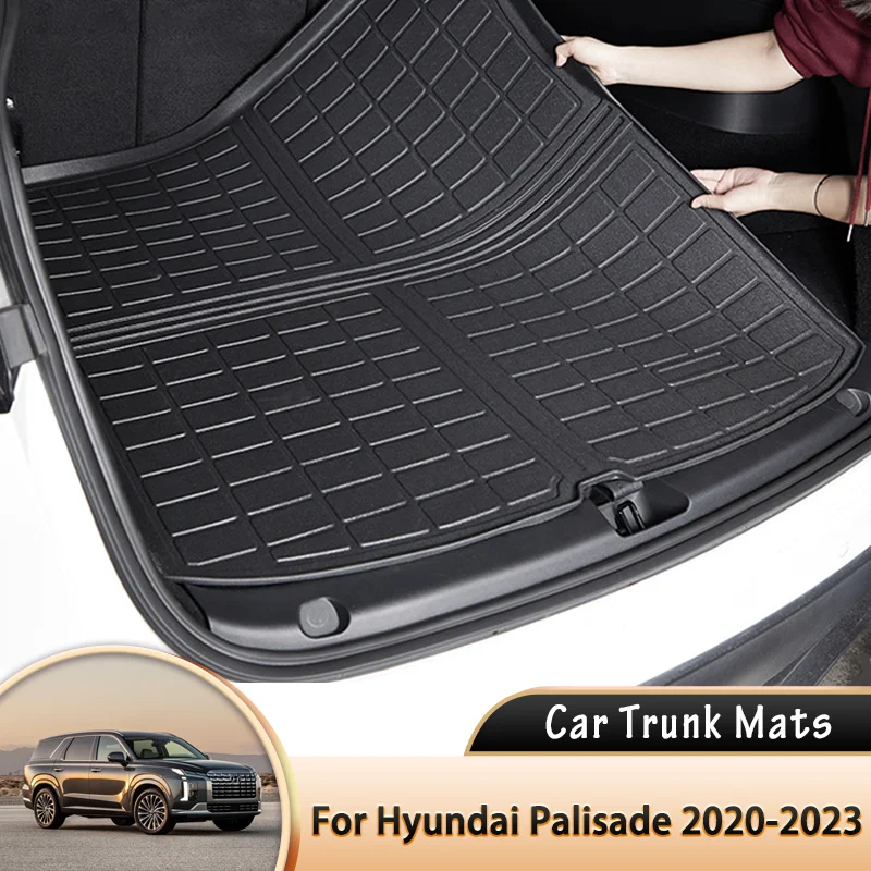 

Коврик для багажника автомобиля для Hyundai Palisade LX2 2020 2021 2022