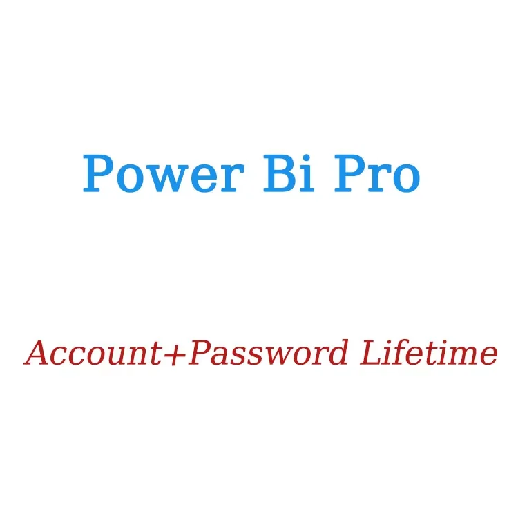 Power Bi Pro-Konto + lebenslanges Passwort