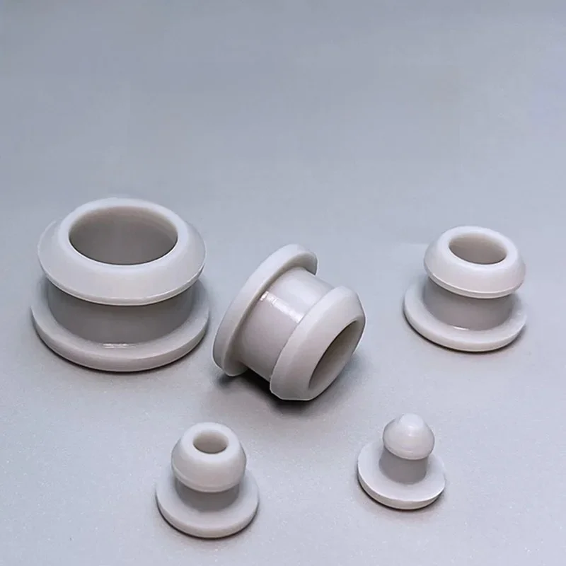 Bouchons de trous en caoutchouc de Silicone gris, couvercle de bouchon de type T, joint à pression, bouchon d'extrémité d'obturation, bouchon d'étanchéité