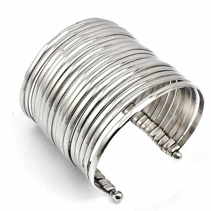 Big Design mankiet bransoletki dla mężczyzn kobiety moda bransoletka ze stali nierdzewnej Pulseira Feminina Luxury Halloween Present — zdjęcie 2