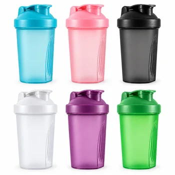 Leeseph Shaker Bottle with Shaker Balls Leak Proof Drink Shaker Bottle for Shake and Pre…