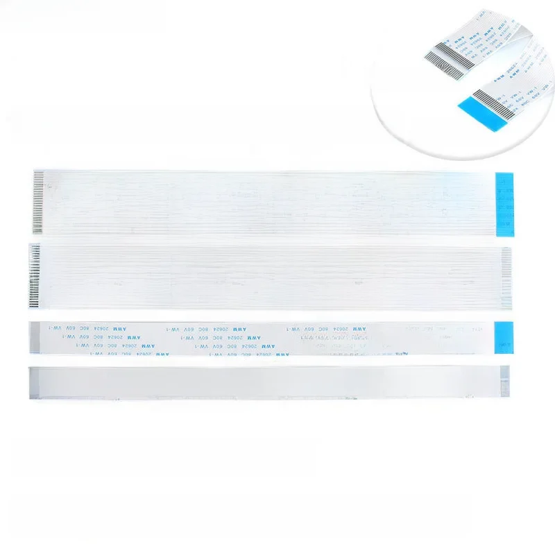 Câble plat flexible FPC FDavid, longueur de fil de type A, pas de broche, 4, 6, 8, 10, 12, 14, 16, 18/20, 0.5mm, 1.0mm, 10 pièces 20/25/30/40 cm