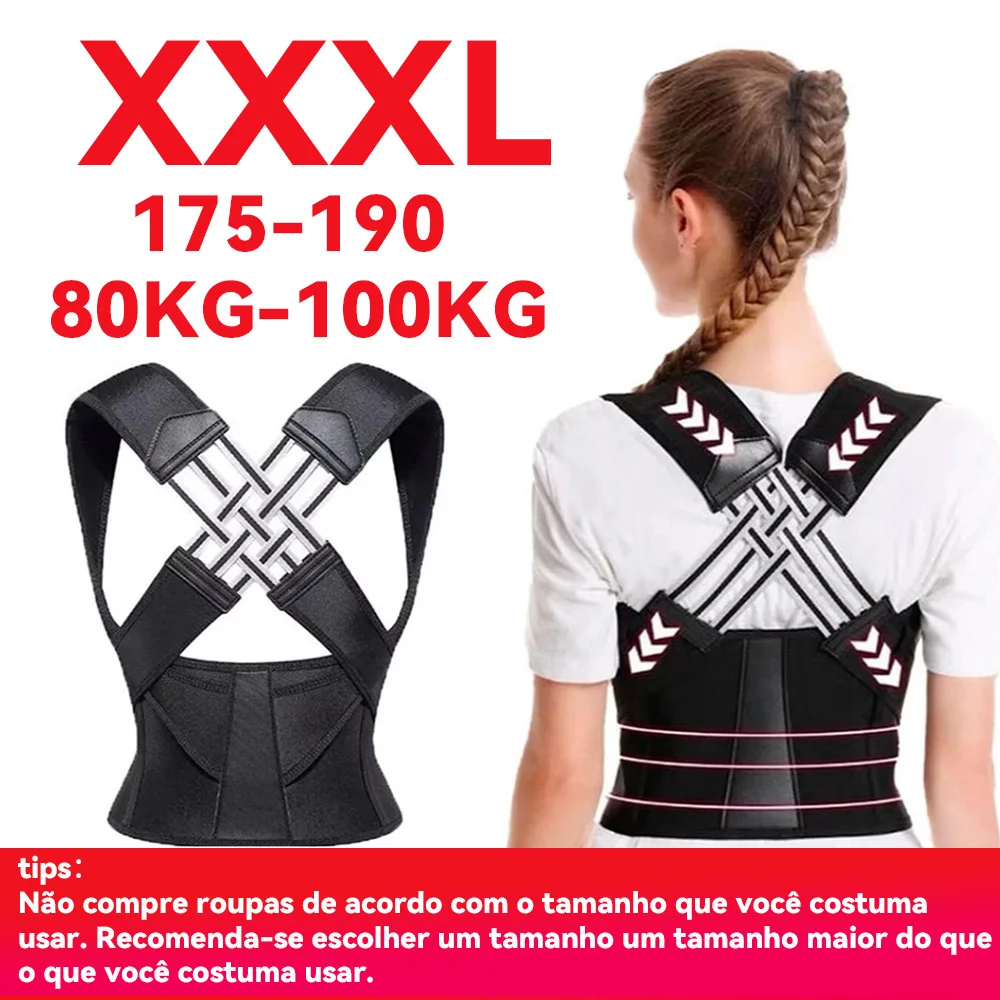 Corretor Postural Cervical Unissex com Ajuste Flexível: Colete para Alívio de Dor