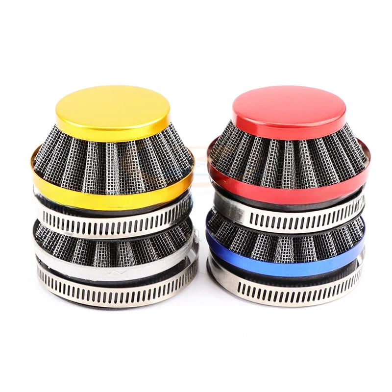 AliExpress 38mm 42mm 44mm 50mm 58mm Air Filter Clearner For Gas Motorized Bicycle Push Mini Moto Pocket Bike ATV Quad 4 Wheeler Motorcycle