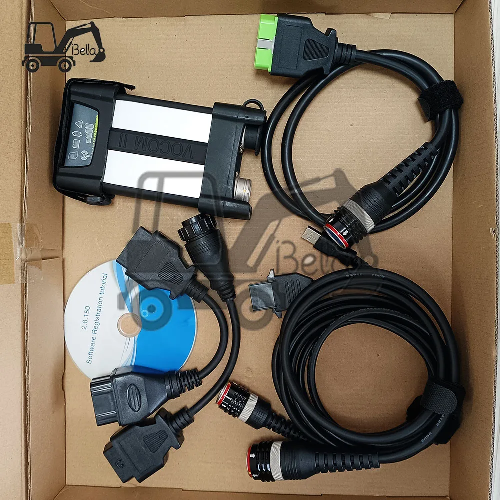 For Vocom 2 VOCOM2 Adapter V88894000 88894000 VOCOM II Heavy Duty Truck Diagnostic Scanner Tools Kit For Volvo Excavator