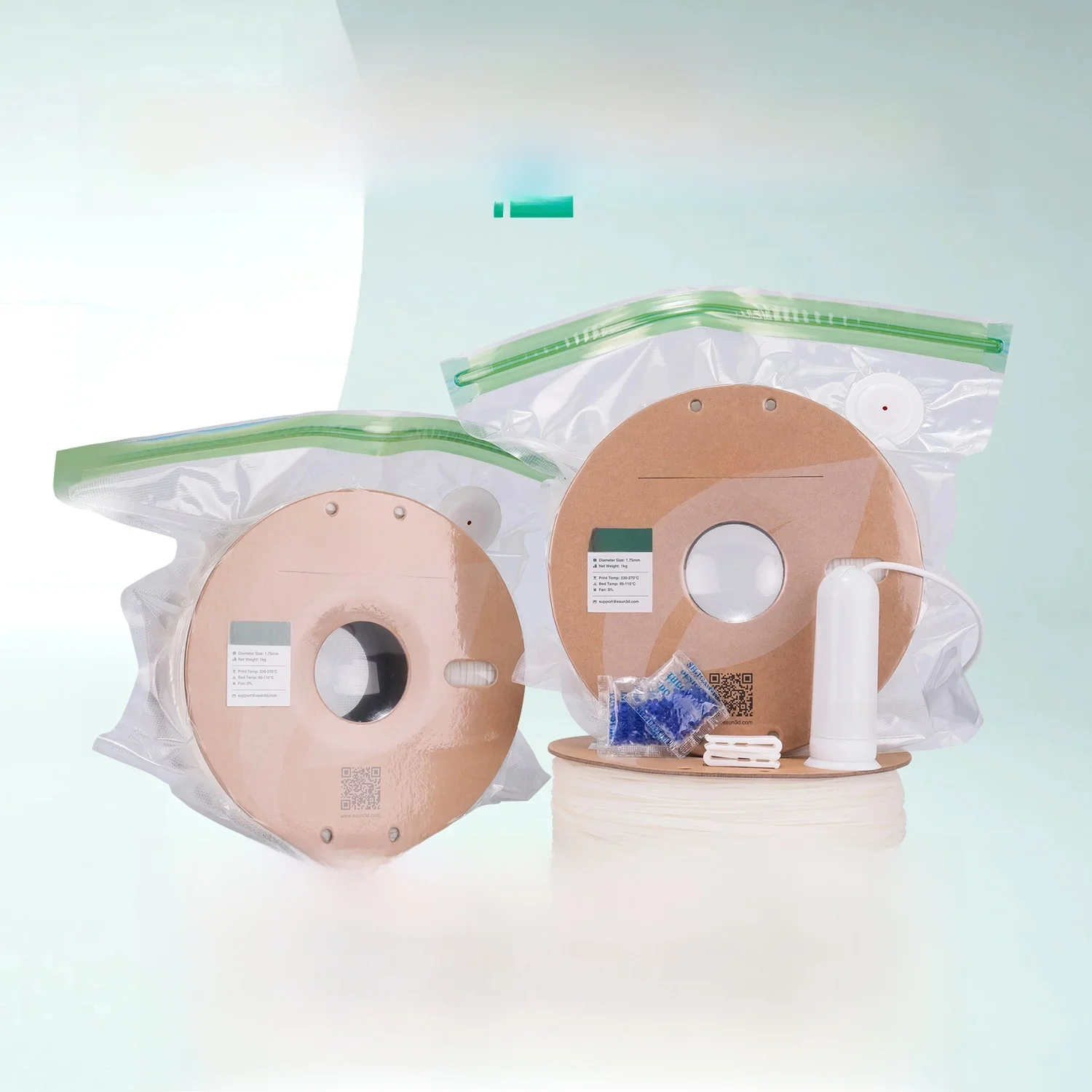 eSUN Opbergtas Kit 3D Afdrukken Zijde PLA PETG TPU Filament Verzegeld Vacuüm Droog houden Voorkom vocht voor 3D-printerspoelen - afbeelding 2