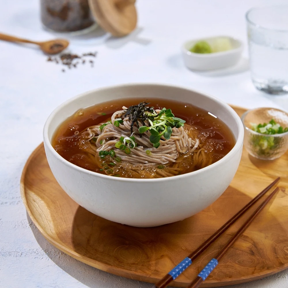 생 냉모밀 냉소바 시원한 비빔 메밀 막국수