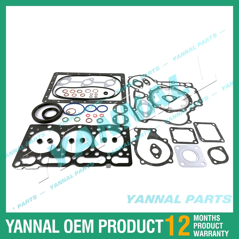 For Kubota RTV1100 RTV1100CW9 RTV1140CPX RTV1100RW9 D1105 Engine Full Gasket Set