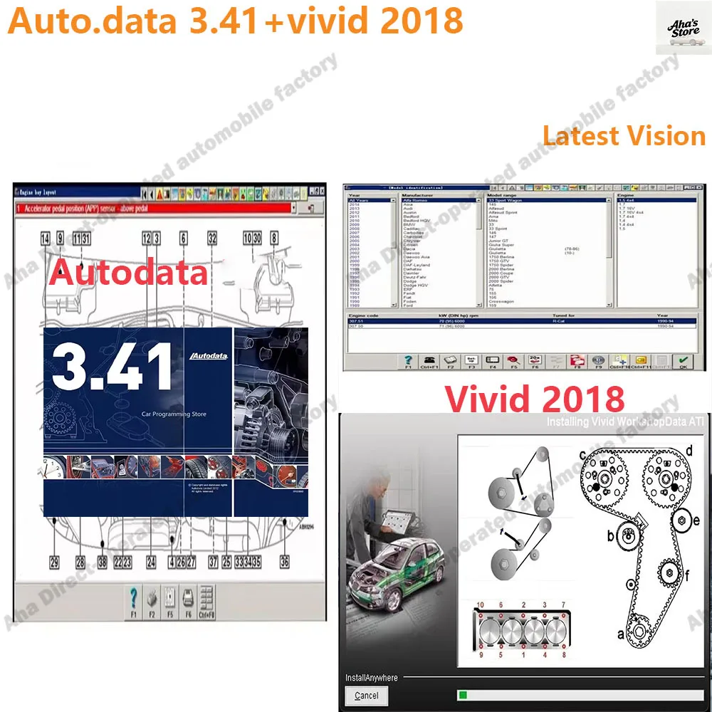

Autodata 3.41 Car accessories Tool Polish Language wiring diagrams data + Vivid 2018 workshop obd2 scanner Car Repair Software