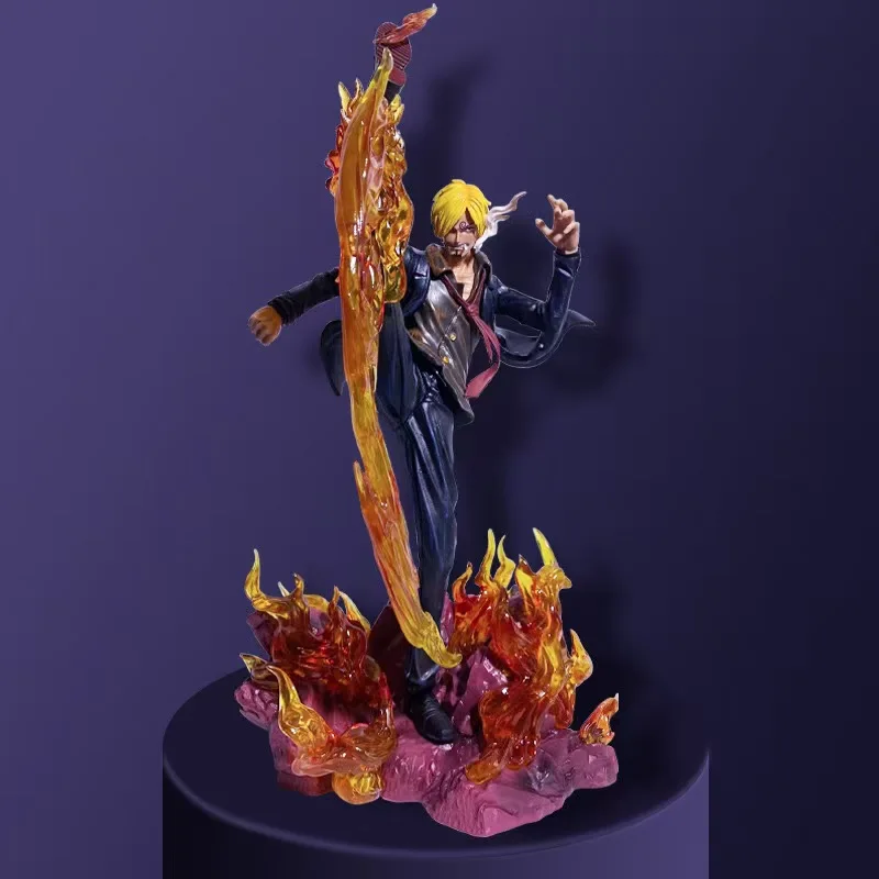 ONE PIECE Straw Hat Pirates Sanji Animation peripherals Model Garage Kit Ornaments boys favorite gift Customized About 35m high