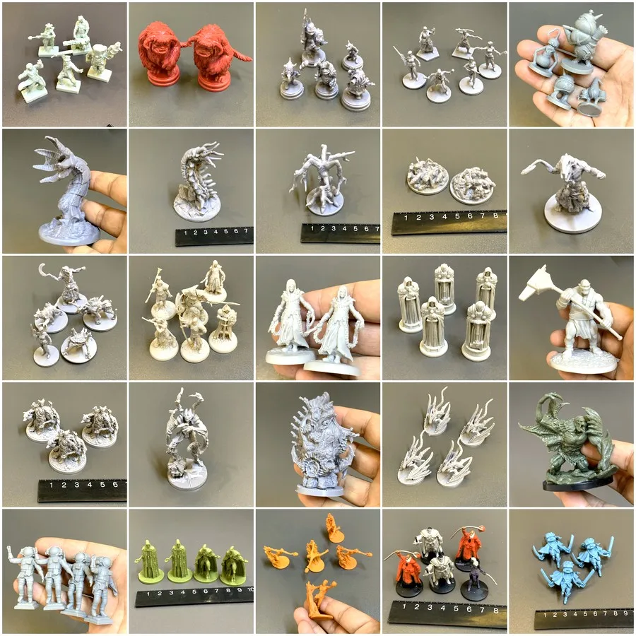 Lot Female Fighter Crawler Cyclops Ghoul Horror Monster Nemesis Lockdow Nova Aetas Board Game  Miniatures Dungeon Models TRPG KS