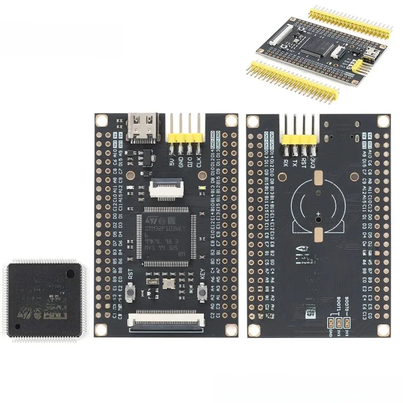 STM32F103VET6 KF103M4-VET6 STM32F103 Płyta do nauki systemu rdzenia STM32 Moduł płytki rozwojowej ARM Chip IC — zdjęcie 2