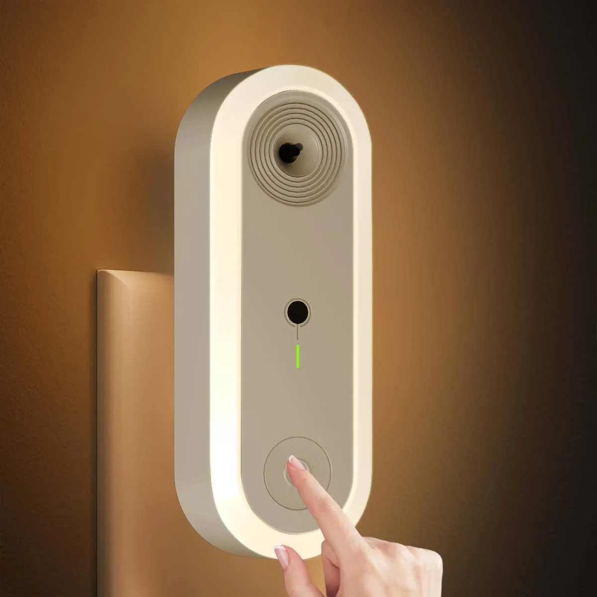 Luz purificadora de aire para niños, iluminación nocturna inteligente, Mini lámpara con enchufe europeo y estadounidense, decoración de dormitorio, pasillo y escaleras
