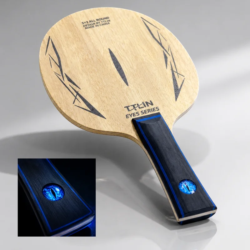 TTLIN Concept A-2 Advanced Control Loop Table Tennis Blade, Original Glass Eye Badge Design, Professional Competition Training B
