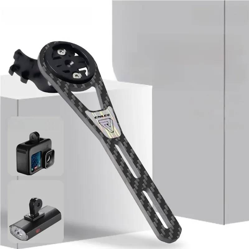AliExpress enlee ENLEE Bicycle Carbon Fiber Bracket Stopwatch Speedometer Mount Holder For Compatible with Maijin Walker Blackbird IGPS Maijixuan