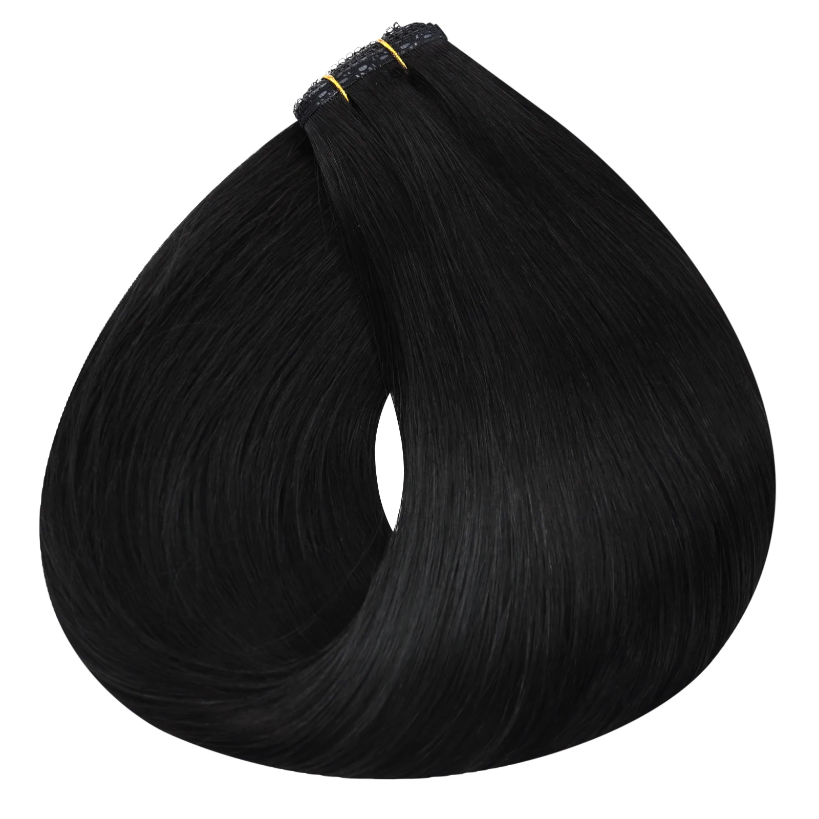 Moresoo Platte Inslag Extensions Zacht Remy Haar voor Vrouwen Naaien Hair Extensions Echt Menselijk Haar Zachte Kant Basis Platte Track Inslag