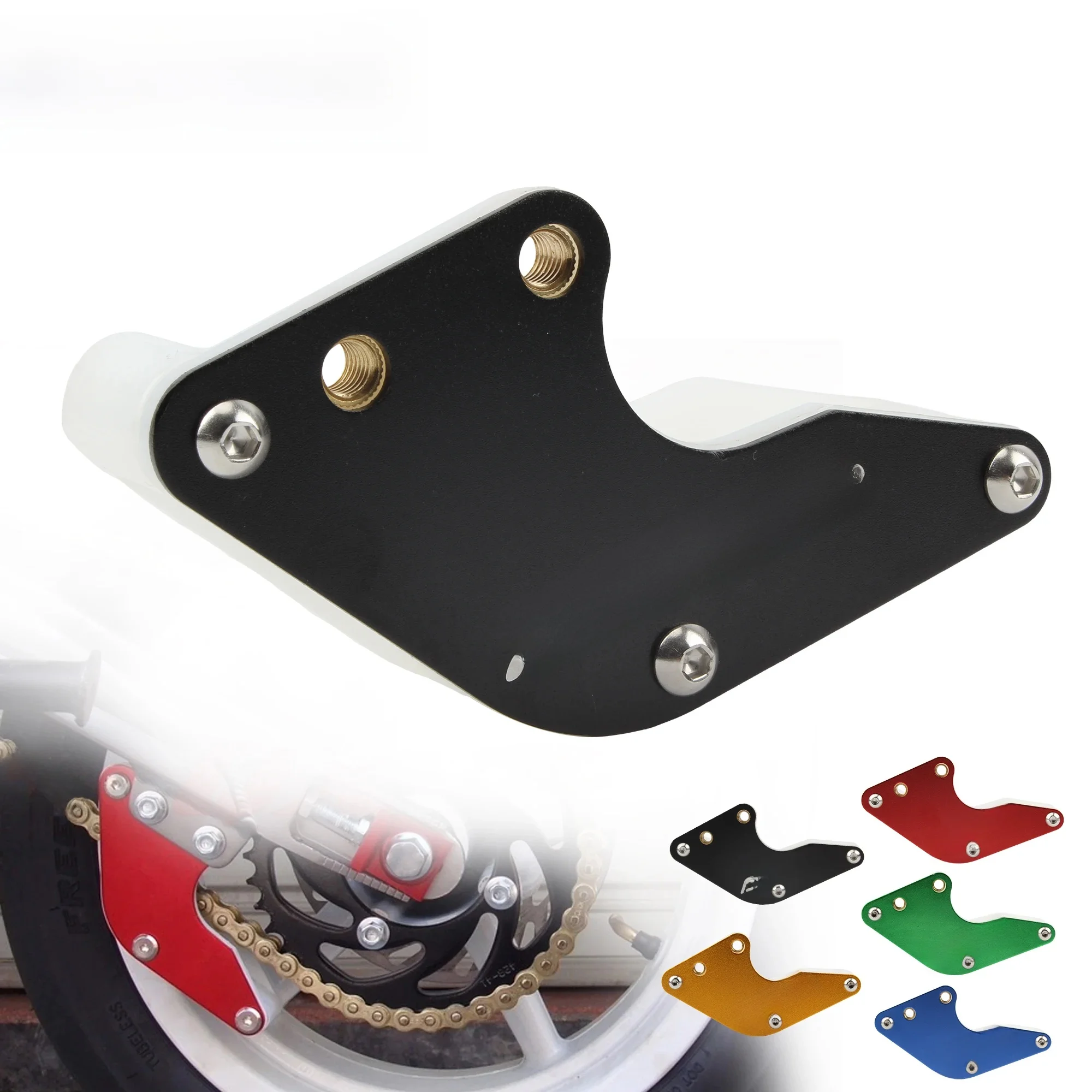 AliExpress PowerMotor Motorcycle CNC Chain Guard Guide for Honda Kawasaki IRBIS BSE KAYO 50 To 150 Chain Protection Dirt Bike Motocross Modified Parts