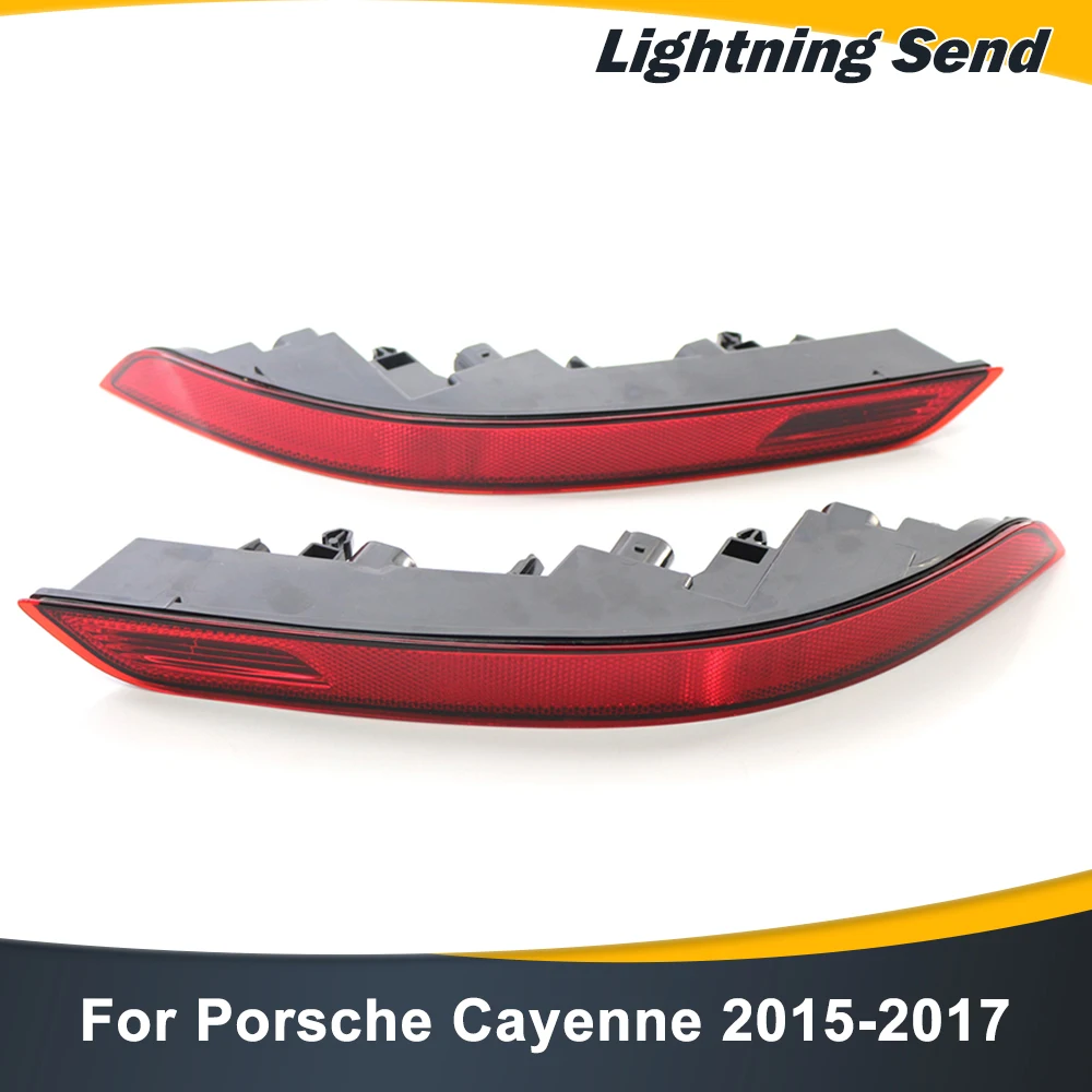 

Car Rear Bumper Taillight Reflector Light Parking Brake Lamp For Porsche Cayenne 2015-2017 95863110510 95863110610