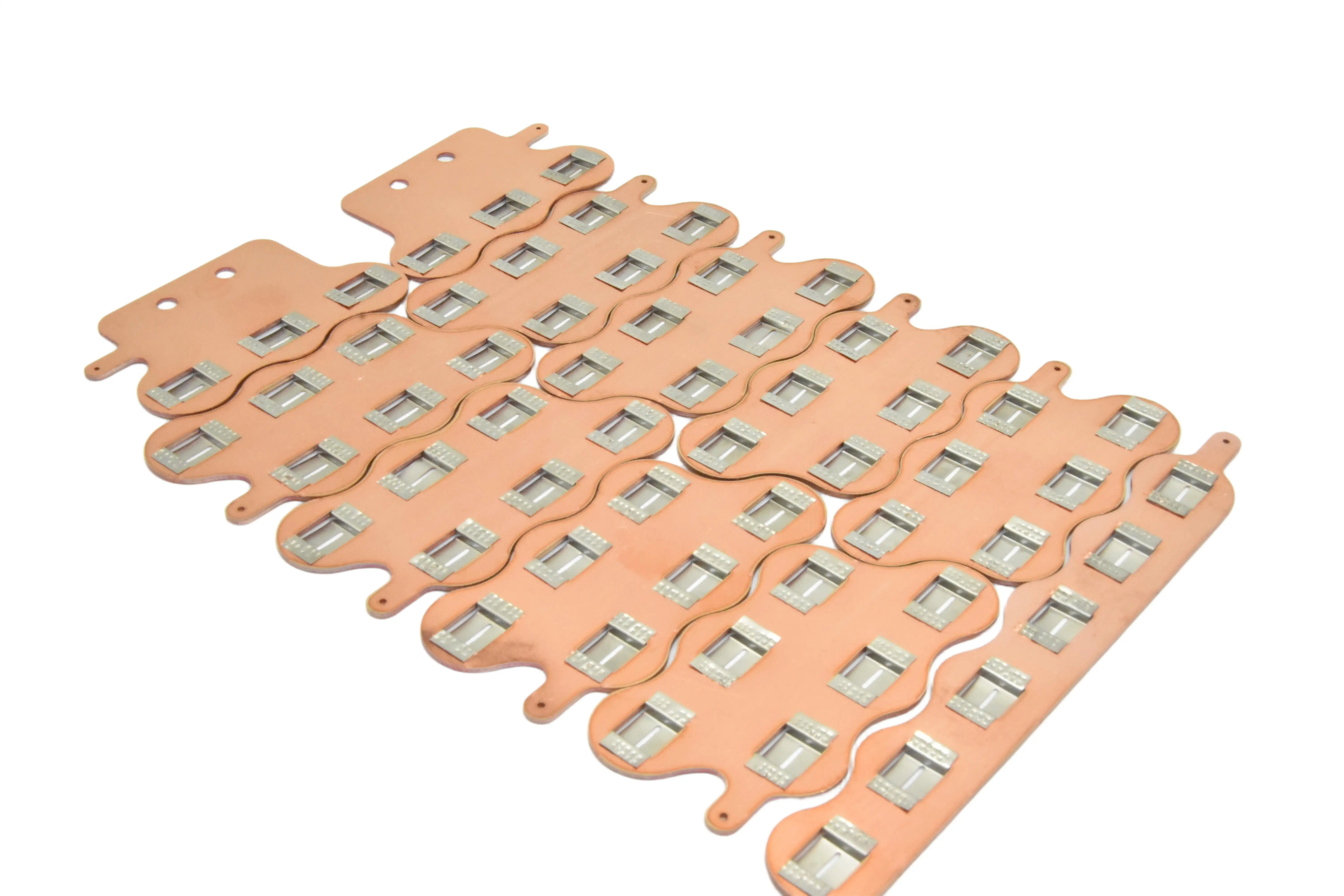 WELLGO 1SET 21700 Excellent Electrical And Thermal Conductivity 20S6P 22.7MM Pure Copper Busbar Copper Ground Electrical Busbar