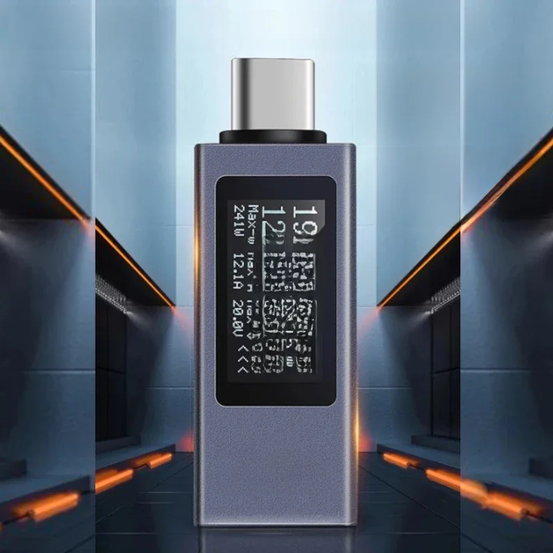KWS-2301C Monitor prądu i napięcia typu C DC 4-30V 0-12A Tester miernika mocy PD Pojemność baterii Cyfrowy wyświetlacz LCD — zdjęcie 2