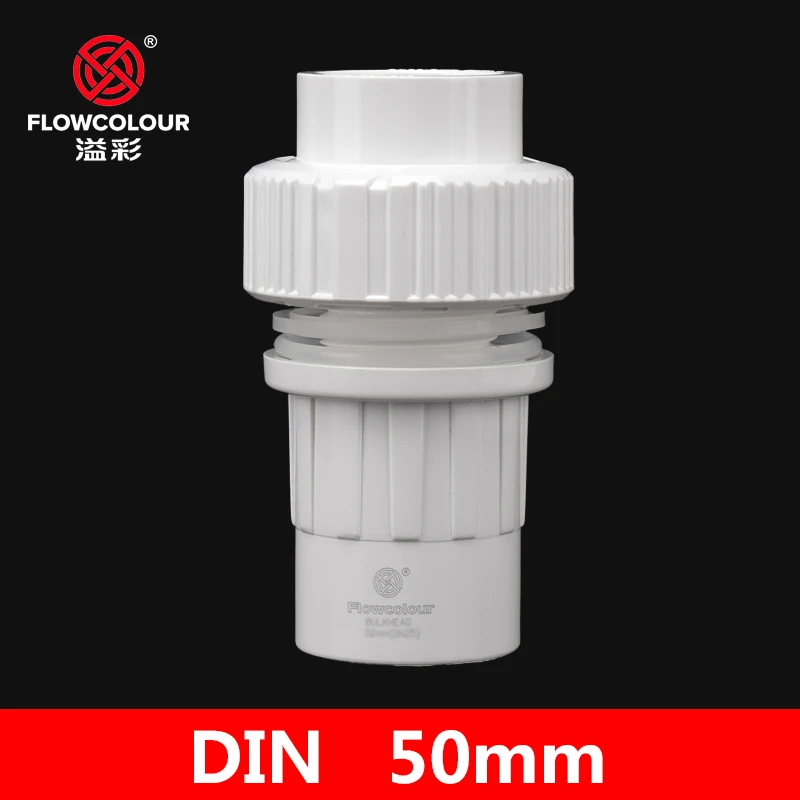 

Flowcolour 50 мм UPVC БЫСТРОРАЗЪЕМНАЯ перегородка быстрое соединение водопроводная труба адаптер для сада